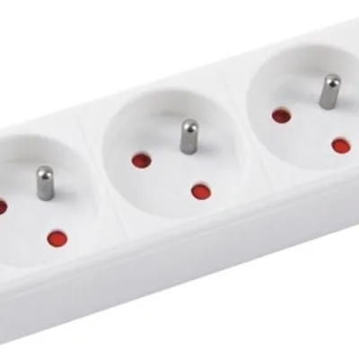 Przedłużacz Office Products 3 Gniazda 5M Z Uziemieniem Biały