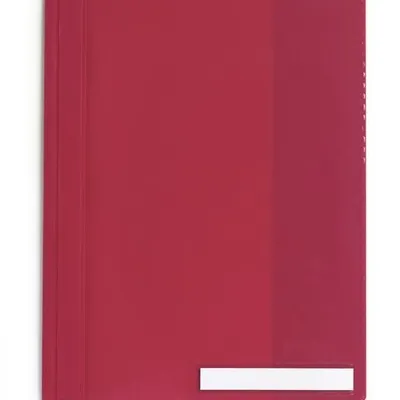 Skoroszyt A4+ PVC Opaque Przezroczysty 200 Kartek Czerwony /Durable 251003