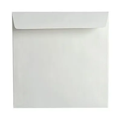 Koperta Ozdobna Millenium 120g 158x158mm 10szt. Biały /Argo 282301/280301