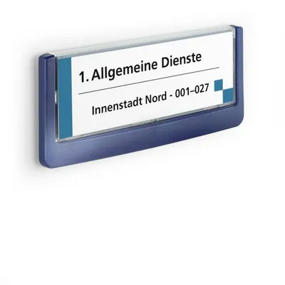 Tabliczka Przydrzwiowa Click Sign 149x52,5mm Granatowa /Durable 486007