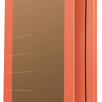Teczka Z Gumką Donau Life Karton A4 500Gsm 3-Skrz. Pomarańczowy