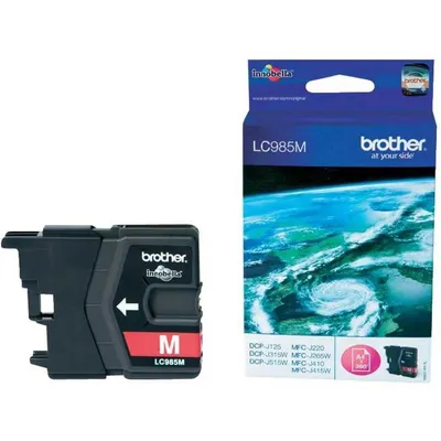 Brother LC985M DCP-J125/J315/J515/MFC-J220/J265/J410 Magenta (Oryg.)
