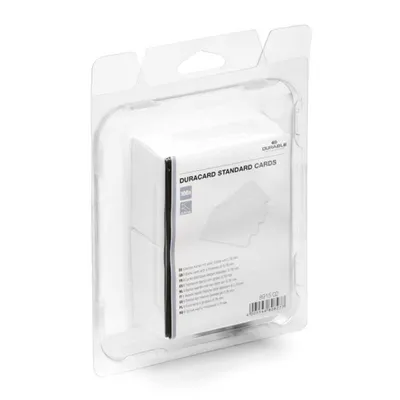 Karty Plastikowe Duracard Standardowe 100szt. Białe /Durable 891502