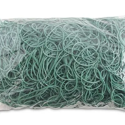 Gumki Recepturki Office Products Średnica 60mm 15X15mm 60% Kauczuku 1000G Zgrzewka Zielone