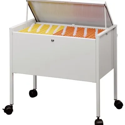 Wózek Na Teczki Zawieszkowe, 80 A4 Top Eco Szary /Durable 309810