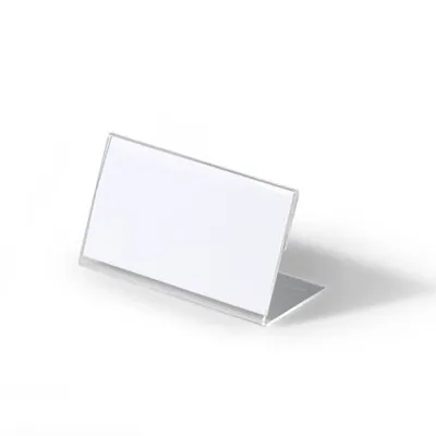 Identyfikator Stołowy Akrylowy 52x100mm 10szt. Przezroczysty /Durable 805519