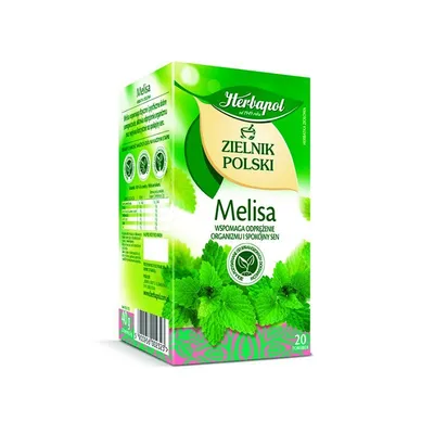 Herbata Herbapol Zielnik Polski 20 Torebek Melisa