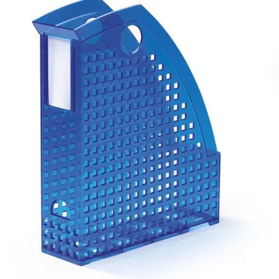 Pojemnik na Czasop. A4 Trend Niebieski Przezroczysty /Durable 1701625540