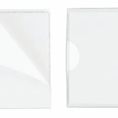Samoprzylepna Kieszonka Pocketfix 57x90mm 10szt. Przezroczysta /Durable 807919
