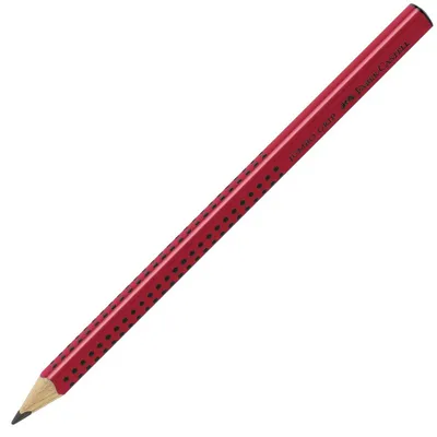 Ołówek Jumbo Grip B [111921 FC] Czerwony /Faber Castell