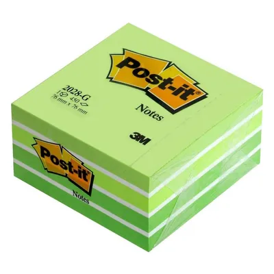 Bloczek Samoprzylepny 76x76 450k 2028-G Akwarelowy Zielony Post-it