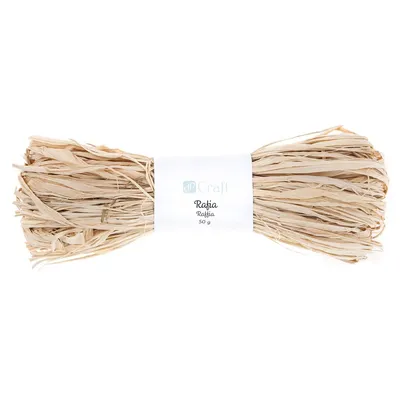 Rafia dekoracyjna 50g Naturalna /DpCraft