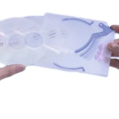 Etui na CD/DVD Quickflip Standrad Box 5szt. Niebieskie Przezroczyste /Durable 526706