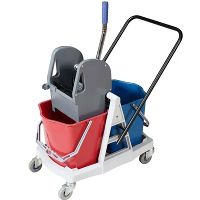 Wózek Dwuwiaderkowy 2x17L Plastik [361181] /CleanPro