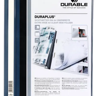 Skoroszyt Prezentacyjny A4+ Duraplus Granatowy /Durable 257907