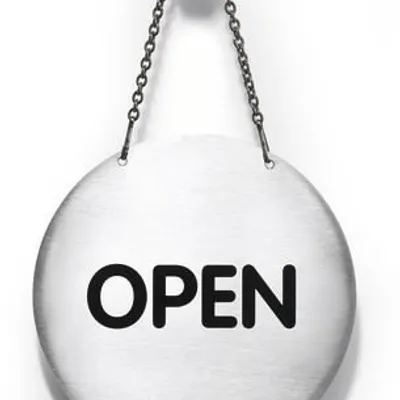 Tabliczka Obrotowa Na Łańcuszku "Open/Closed" 130mm /Durable 495565