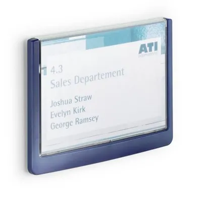 Tabliczka Przydrzwiowa Click Sign 149x105,5mm Granatowa /Durable 486107