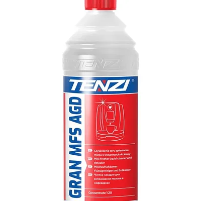 Tenzi Preparat do Czyszczenia Spieniaczy Mleka w Ciśnieniowych Ekspresach do Kawy Gran MFS AGD 1L