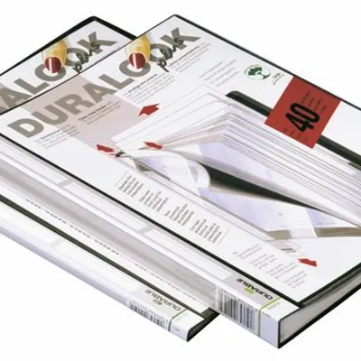 Album Ofertowy Duralook Plus 10 Kieszeń A4 9mm Czarny /Durable 243101