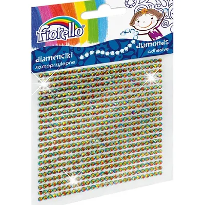 Diamenciki samoprzylepne Fiorello GR- DS03 laserowe małe mix