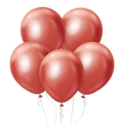 Balony Beauty&Charm, platynowe czerwone 12"/ 7 szt. /GoDan