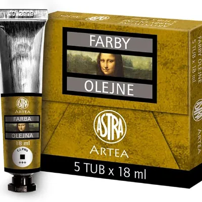 Farba Olejna 18ml Tubka Biel Tytanowa /Astra