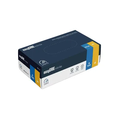 Rękawice Nitrylowe Easycare 100 szt. Rozmiar XL Niebieskie /