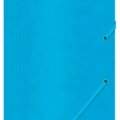 Teczka Z Gumką Office Products Preszpan A4 390Gsm 3-Skrz. Niebieska