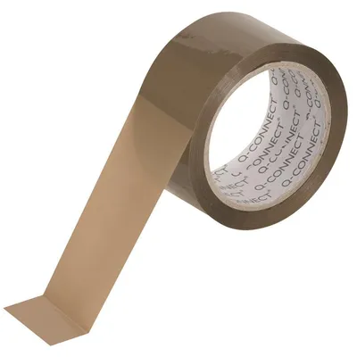 Taśma Pakowa Q-Connect 48mm 66Y Brązowa