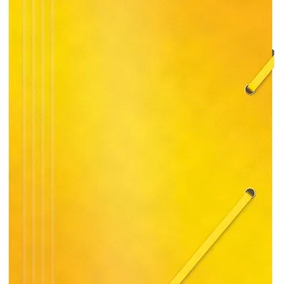 Teczka Z Gumką Office Products Preszpan A4 390Gsm 3-Skrz. Żółta