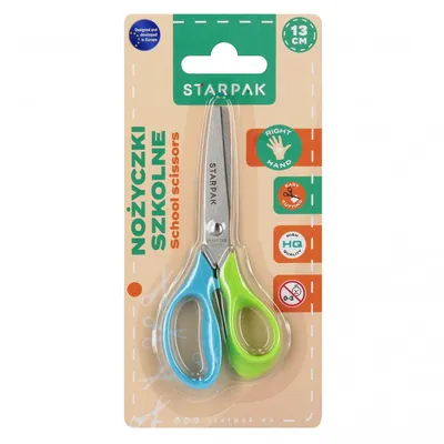 Nożyczki Szkolne 13cm Metalowe /Starpak