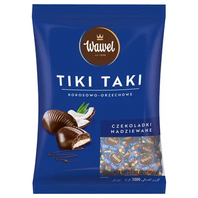 Cukierki Tiki Taki Wawel Kokosowo-Orzechowe 1Kg