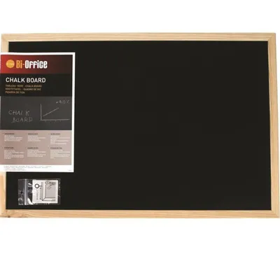 Tablica Kredowa Bi-Office 60X40Cm Rama Drewniana