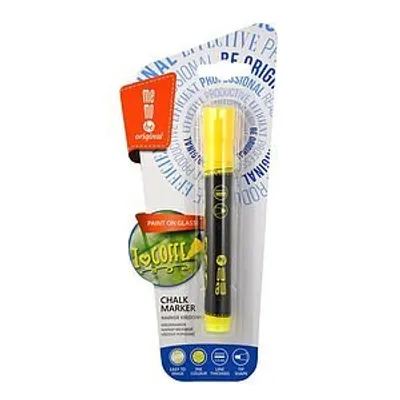 Marker Kredowy Okrągła Końcówka Kolor Żółty Neon Op. Blister /Memobe