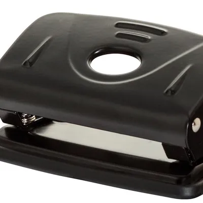 Dziurkacz Office Products Dziurkuje Do 12 Kartek Metal Czarny