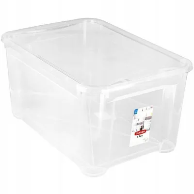 Pojemnik 47L z Przykrywką Box Transparentny / Curver 254724