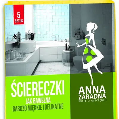 Ściereczki jak bawełna ANNA ZARADNA 5szt. mix