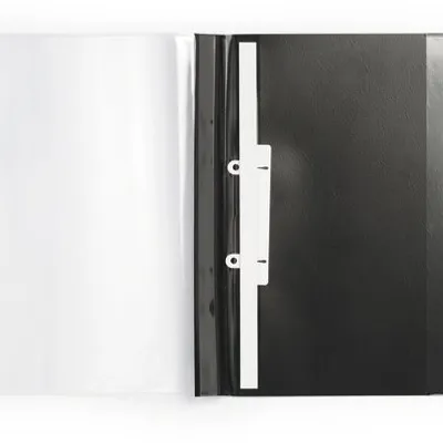 Skoroszyt Prezentacyjny A4+ PVC Duraplus De Luxe z Listwą Czarny /Durable 258901