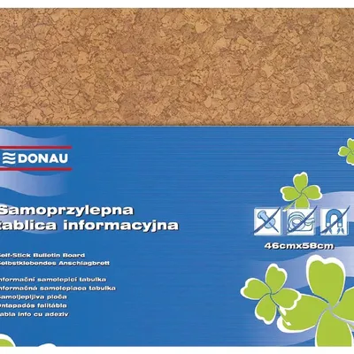 Tablica Informacyjna Donau 58X46Cm Samoprzylepna Brązowa