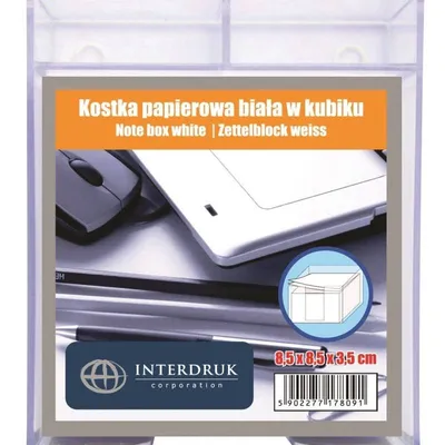 Wkład Kostka w Kubiku 85x85x35 Biała /Interdruk