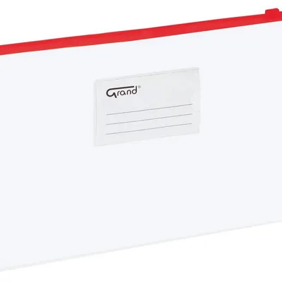 Koperta A4 PP EC009B Suwak Czerwony /Grand