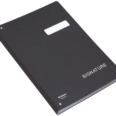 Teczka Do Podpisu Donau Karton A4 450Gsm 20-Przegr. Czarna