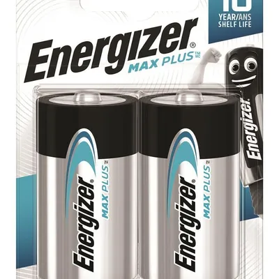 Bateria ENERGIZER Max Plus, D, LR20, 1,5V, 2szt.