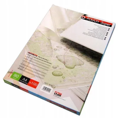 Folia Laminacyjna 80x120mm 80mic A'100 /Opus