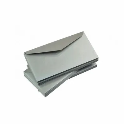 Koperta Ozdobna Pearl Srebrny C6 150g 114x162mm 10szt. /Argo 280266