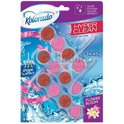 Kostka do WC 45g A'3 Hyper Clean Flower Bloom / Kolorado