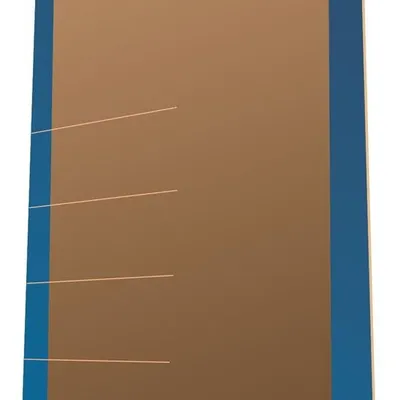 Clipboard Donau Life Karton A4 Z Klipsem Niebieski