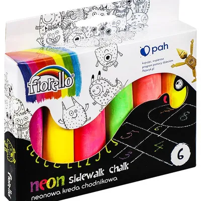 Kreda chodnikowa neonowa GR-F06N 6 kol.