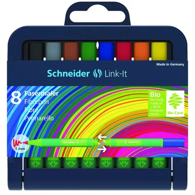 Flamaster Schneider Link-It 10mm Stojak - Podstawka 8Szt. Mix Kolorów