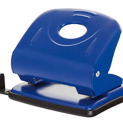 Dziurkacz Office Products Dziurkuje Do 30 Kartek Metal Niebieski